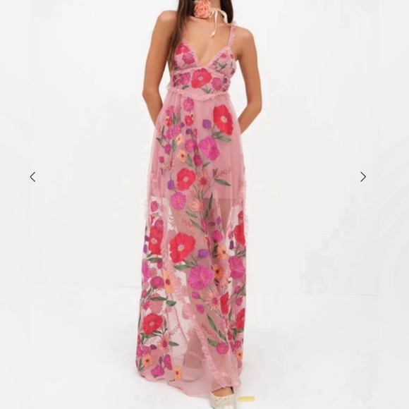 For Love and Lemons Kaylee Maxi Dress SOLD OUT - Picture 3 of 5